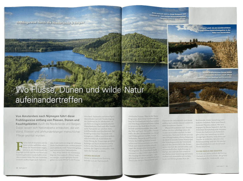 Reisereportage im NATURZYT Magazin Frühlings-Ausgabe 2026