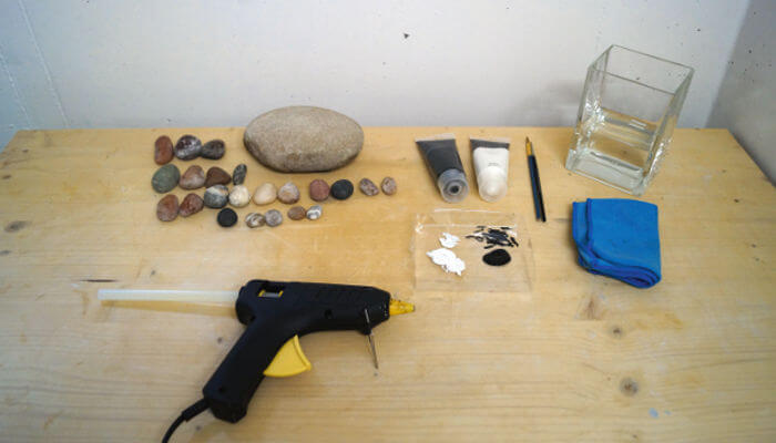 Basteltipp Steinrudel Materialliste
