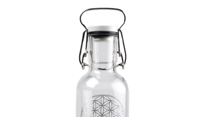 Glas-Trinkflasche