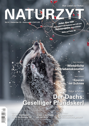 Cover der aktuellen NATURZYT Ausgabe mit Verlinkung auf unser Abo-Formular